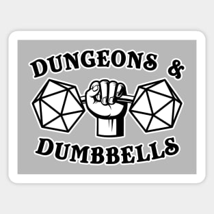 Dungeons and Dumbbells Sticker